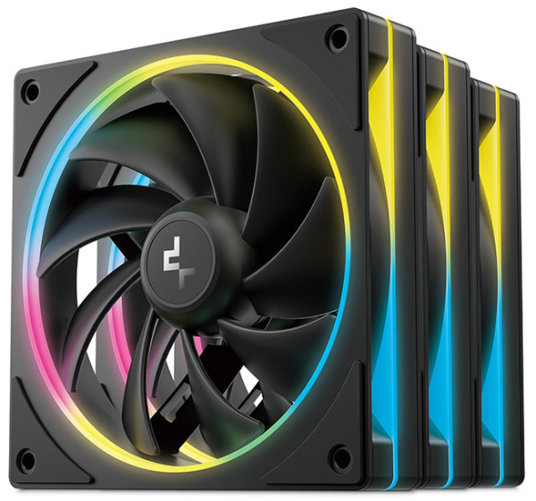 DeepCool FL12 SE 3in1, 120x120x25mm ventilator RGB LED hydro bearing 1900rpm 50CFM 28dBa