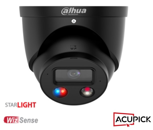 Dahua Kamera IPC-HDW3849H-AS-PV-0280B-S5-BLACK AI 8MP TIOC 2.0 EYEBALL KAMERA; WIZSENSE SERIJA