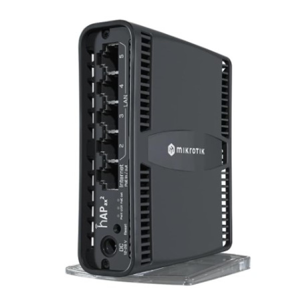 MikroTik C52iG-5HaxD2HaxD-TC hAP ax2 with RouterOS L4 license