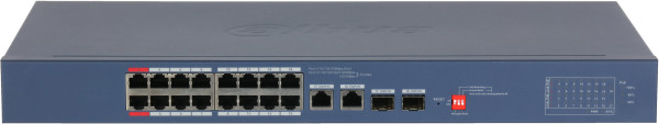 Dahua CS4218-16ET-240 Cloud upravljivi Layer 2, PoE, 16-portni switch sa 2 uplink-a