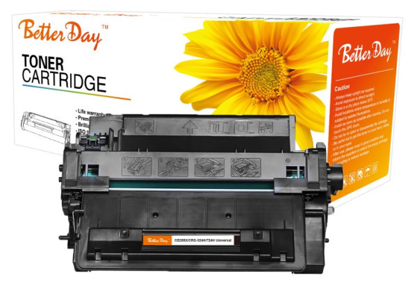 Toner BetterDay P3015 CE255X, 55X, CRG-724H, CRG724H zam. kaseta za HP/Canon 12.5k (sa cipom)