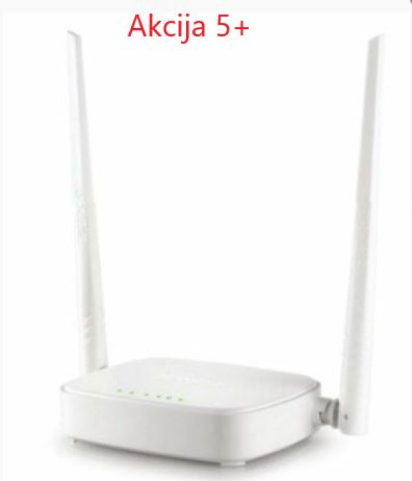 Tenda N301 Wireless N300 Ruter, WISP/univ. repeater/WDS-bridge/AP/WPS, 3L/1W 2x5dB(alt:WR300)**(829)