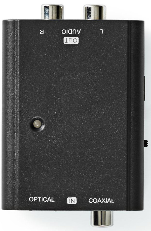 audio konvertor, 2-smerni, 1x S/PDIF (RCA) zenski, 1x Toslink zenski, audio