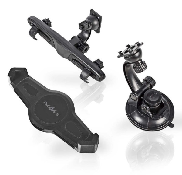 TCMT300BK Podesivi nosac za tablet u automobilu, max 12inca, za prozor i naslon za glavu u vozilu