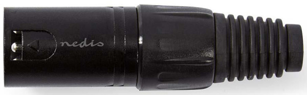 konektor, Ravni, Muški, Niklovani, Lemljenje, Preènik kab. ulaza: 5,0 mm, 1 kom