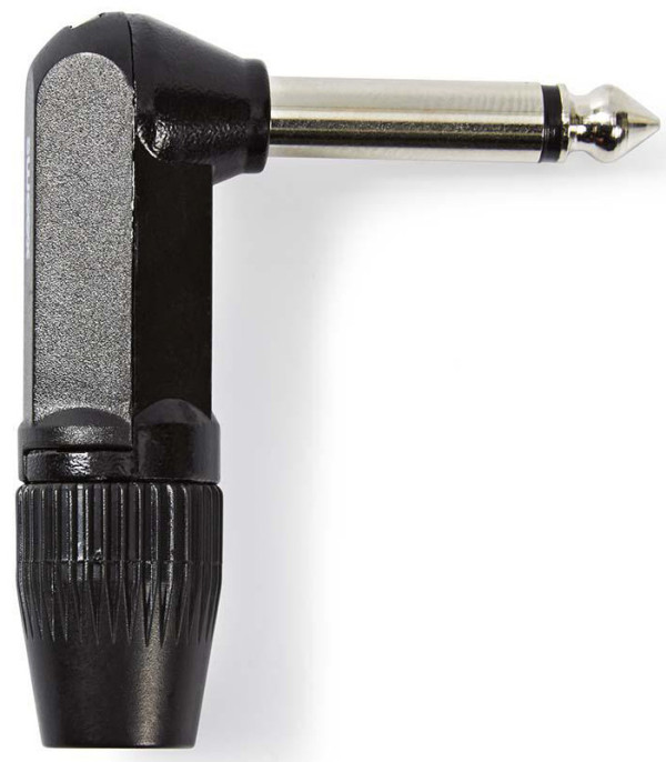 6,35 mm, Ugaoni, Muški, Niklovani, Preènik kablovskog ulaza: 8,0 mm, Alu,1 kom