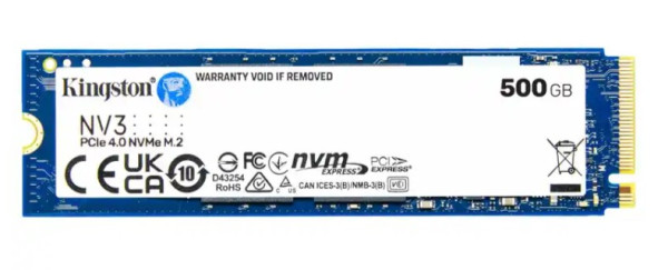 NVME 500GB Kingston SNV3S/500G 5000MBs/3000MBs