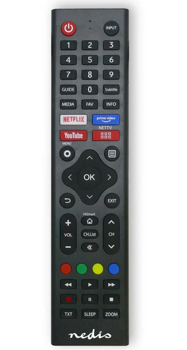 daljinski upravljac za Hisense Amazon Prime/Disney+/Netflix/ Rakuten