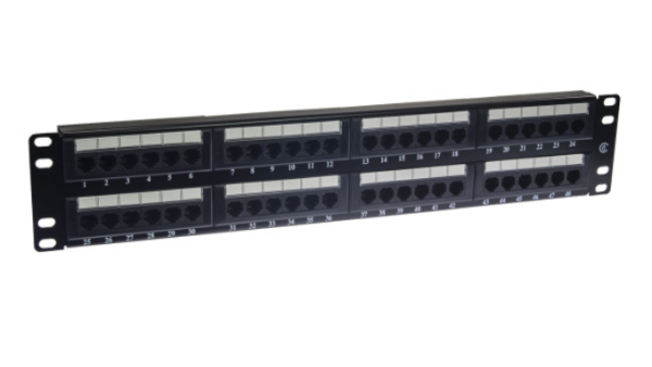 Patchcord kabal panel UTP 6, 48 2 bloka, 2U