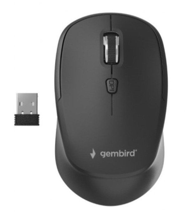 MUSW-4B-05 Gembird Bezicni mis 2,4Ghz Opticki USB 800-1600Dpi 4-button black 99mm