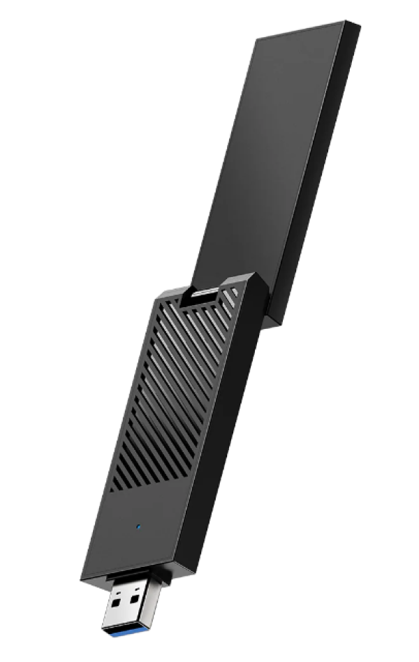 Cudy WU5400, AX5400 High-Gain USB 3.0 Wi-Fi 6E Adapter 2.4/5/6 GHz, 574 Mbps/2402 Mbps