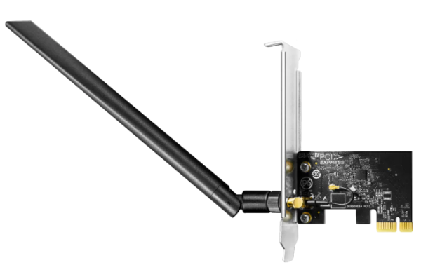 Cudy WE650,AC650  Bezicni PCI-E adapter sa dva opsega, 433 Mbps + 200 Mbps ,Dual-Band Wi-Fi 5
