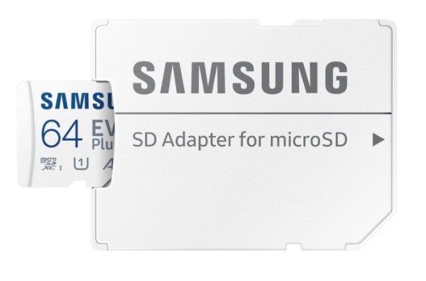 SAMSUNG Memorijska kartica EVO PLUS MicroSD Card 64GB + Adapter MB-MC64SA