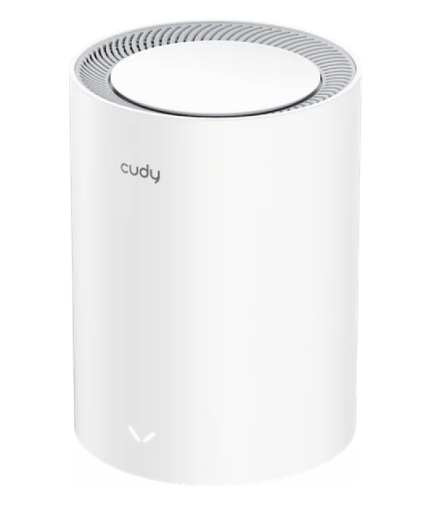 Cudy M3000 2.0, 1-Pack AX3000 2.5G Mesh Wi-Fi 6 System White,4-Stream Dual-Band,2402 Mbps + 574 Mbps