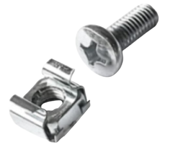 ExeLink M6 x 12 sraf kavez-matica na komad za ugradnju opreme u rack ormane (pakovanje 100kom.)