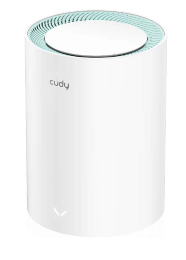 Cudy M1500 1-Pack,AX1500 Gigabit Mesh Wi-Fi 6 System,1201 Mbps + 300 Mbps Wi-Fi