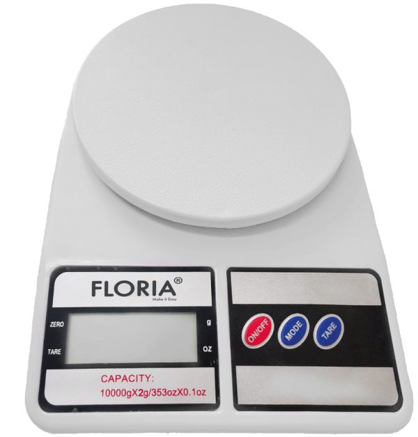 Zilan ZLN9075 Vaga, digitalna kuhinjska, do 10 kg Bela