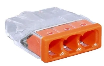 WAGO klema sa 3 rupe bez poluge, 5 kom pakovanje cena za 5 komada