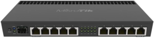 MikroTik Router BOARD RB4011iGS+RM, 228 × 120 × 30 mm,crna