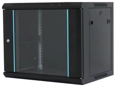 MAXPRO LINE Rack orman nazidni, 12U, 600x600, staklena vrata