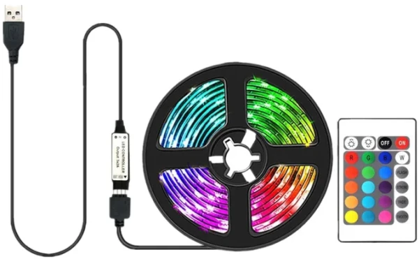 Prosto Set RGB LED traka 3m,5V,IP20