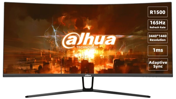 DAHUA 34 inca LM34-E330C UWQHD 3440x1440 VA 165 Hz zakrivljeni gaming monitor