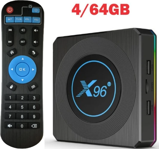 GMB-X96 X4 4/64GB smart TV box S905X4 quad, Mali-G31MP 8K, 1000M KODI Android 11.0
