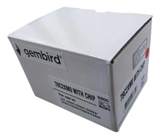 Toner Gembird 78C2XM0 zam. kaseta za Lexmark Magenta 5k (sa cipom)