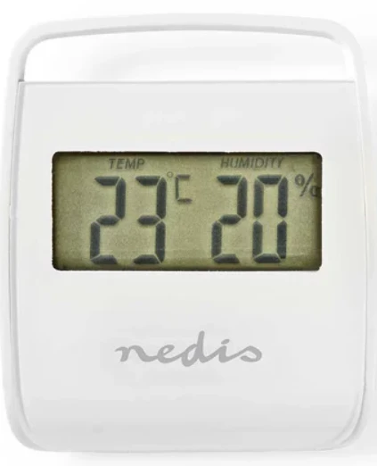 NEDIS WEST100WT  Digitalni LCD unutrašnji  termometar, Bela