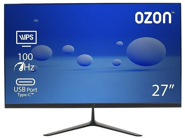 Monitor Ozon B2725 27 inca IPS, FHD 1080p, 100Hz, 5ms, Hdmi, Type-C, Vesa, Crna