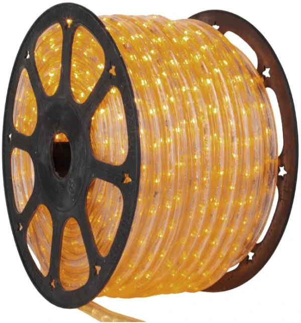 Svetlece LED crevo,36LED/m,13mm,2.45W,230V,IP44,zuto