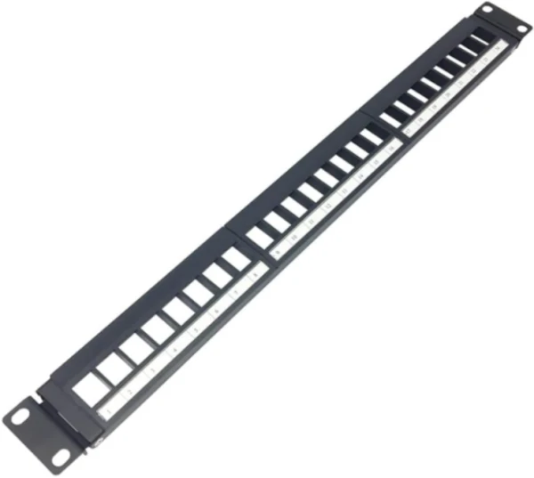 ExeLink Patch Panel cat5e 24P 19 1U bez modula sa nosacem kabla