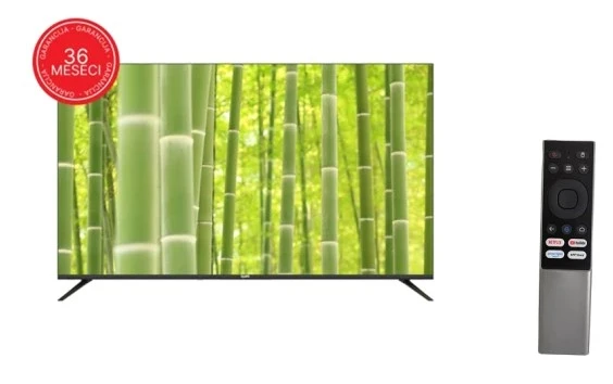 SMART LED TV Zeus 65 ZE65UST2 3840x2160/4K/Wi-Fi/BT/Smart remote/frameless/Android 14/GaiaOS 4.0