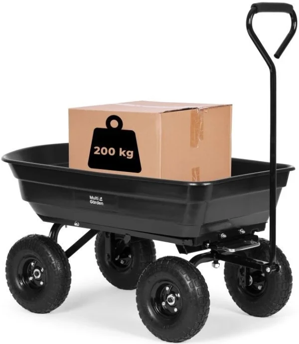 MultiGarden Baštenska transportna kiperska kolica, nosivosti do 200kg,kapacitet 75l