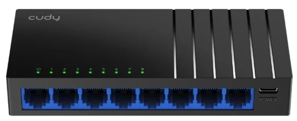 Cudy GS108D V7.0,8-Portni Gigabit Desktop Switch,USB-C, 170m