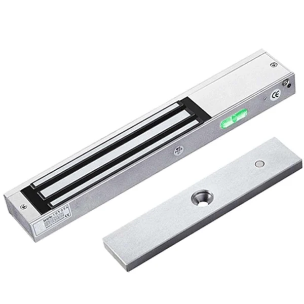 KPS-KT-L280D GMB 12V Access Control Magnetic Lock, Fingerprint Unlock Double Door with Delay, OS LED