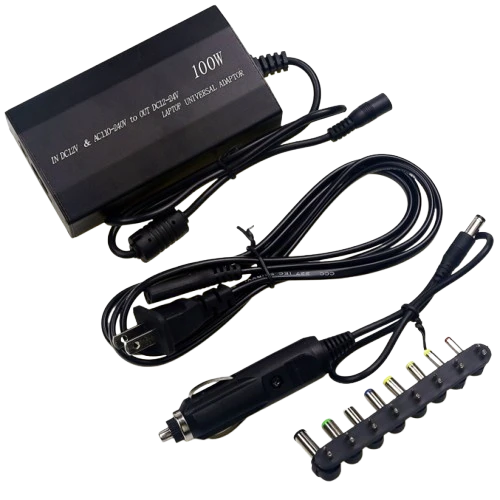 NPA-AC2D Gembird univerzalni laptop punjac AC/DC100W  Home+Car, adj. voltage, DC12V,AC240V to 12-24v