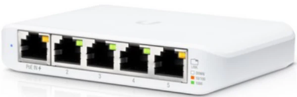Ubiquiti UniFi USW-FLEX mini switch,L2,LAN portova 5