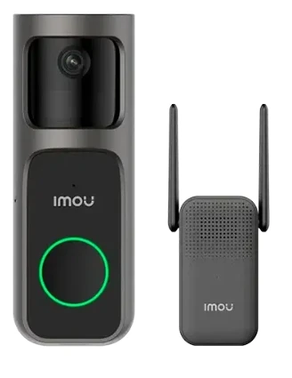 Imou 3MP Wi-Fi Doorbell 2S Kit  2K QHD  5000mAh rechargable