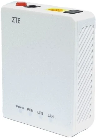 ZTE ONT F601, 1 X APC zeleni konektor konektor