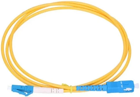 LC/UPC-SC/UPC Single Mode, Simplex, 3mm, 1m