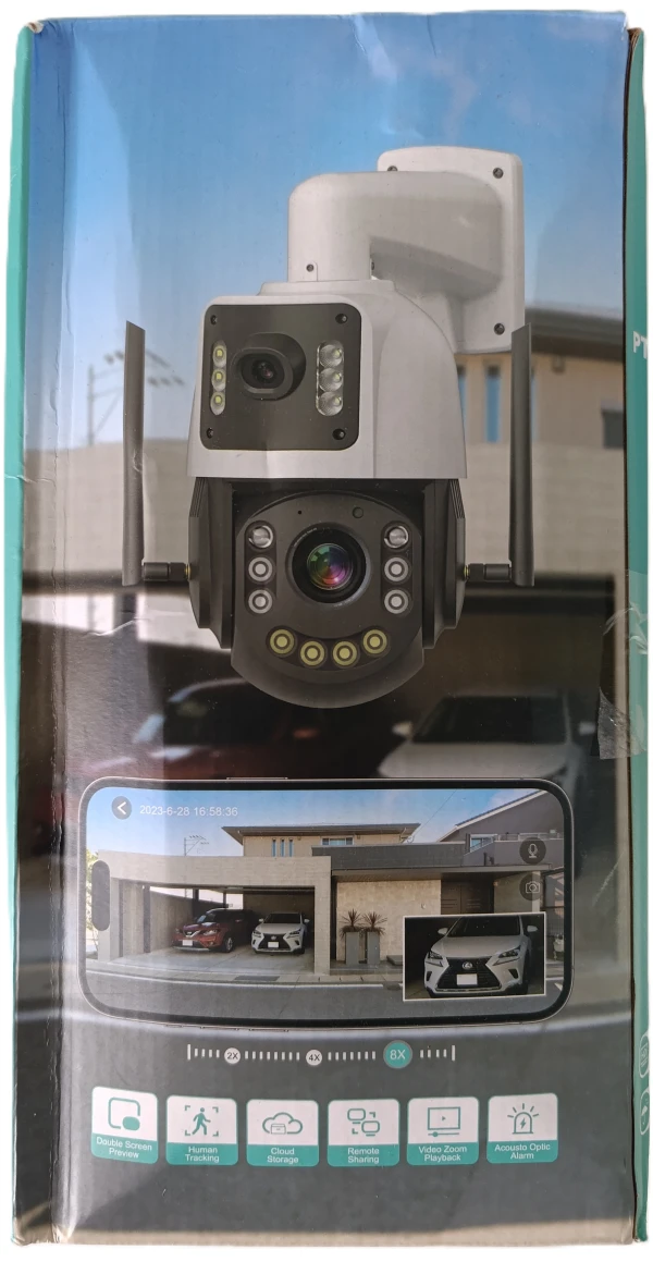 OUTLET CAM-IP6MP-EP5-36X*ZOOM GMB kamera 6mpix microSD iCSee xmeye pro app Two-way PTZ ip66,2x3.6mm